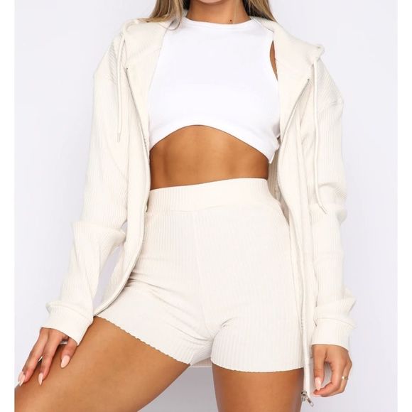 See It Clearly White Fox Jacket - Picture 1 of 6